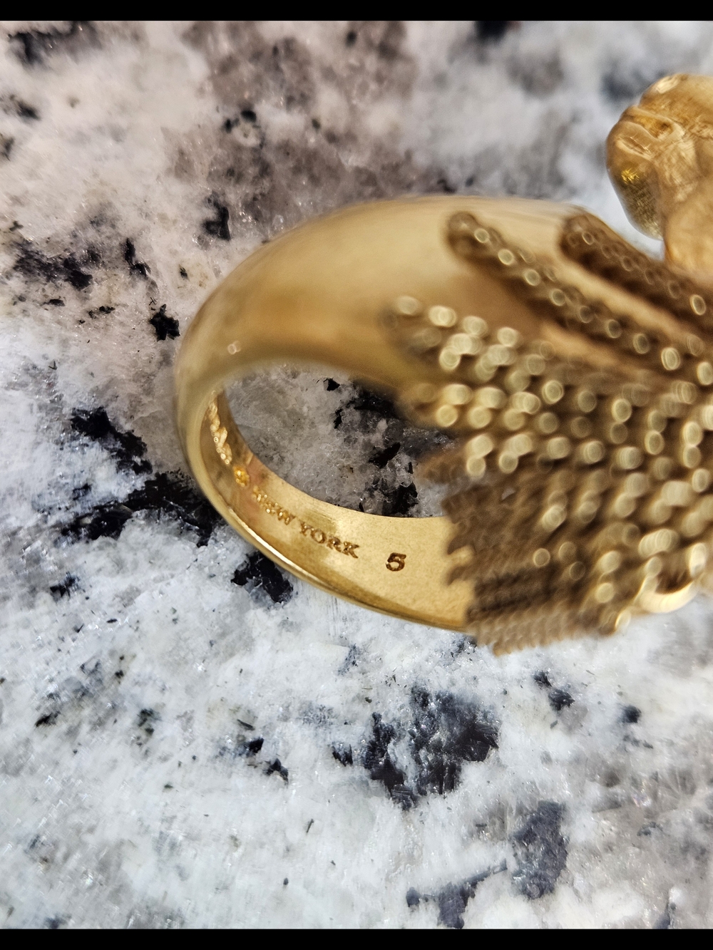 Kate Spade New York Wild Ones Horse Ring Size 5 - Picture 4 of 4